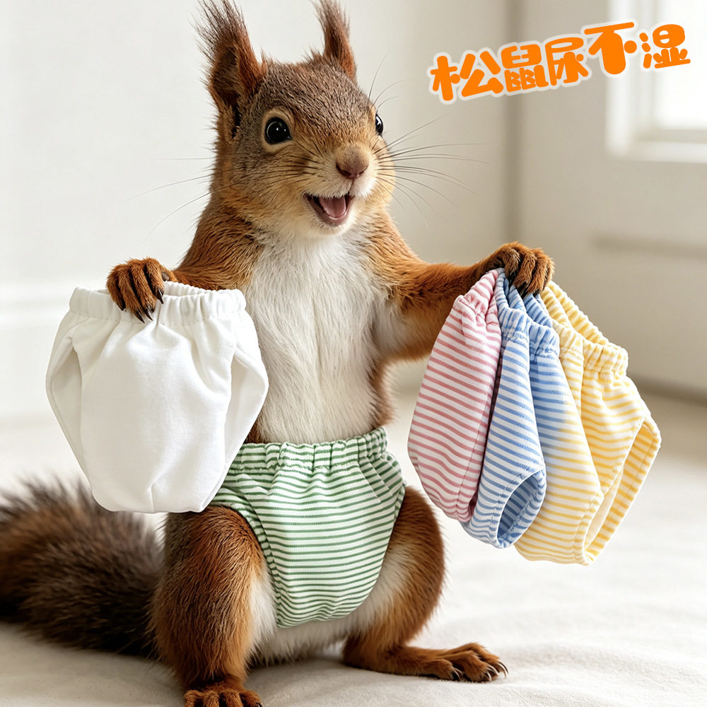 松鼠 土拨鼠 仓鼠换洗尿布尿不
