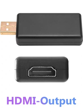 安卓导航主机配件 USB转HDMI 高清视频接口盒子CVBS 鼎威方案适用