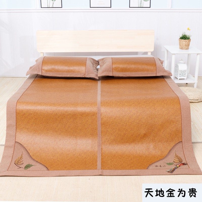 爆款冰美人双面加厚藤席夏季竹席套件凉席草席空调席折叠款直筒款,床上用品,凉席/草席/麻席,淘宝优惠券,粉丝福利购,淘宝优惠卷