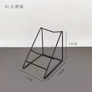爆款红酒创意酒柜家用架子斜放1.5L葡萄酒展示架装饰摆件3升酒瓶