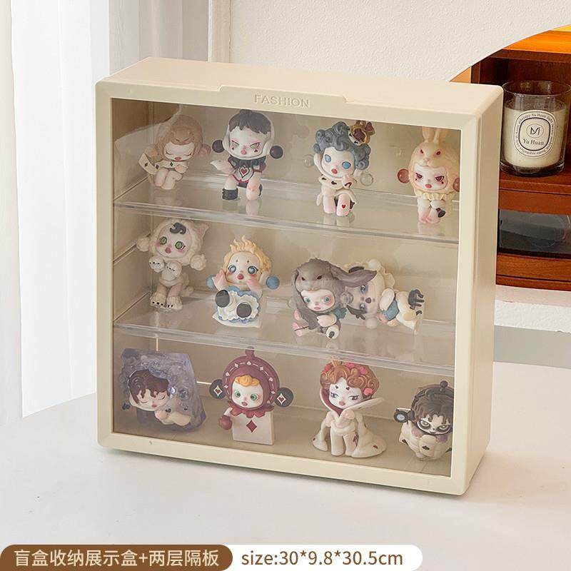 抖音光织园挂件收纳盒挂墙放泡泡玛特sp搪胶娃娃展示盒玩偶公仔防