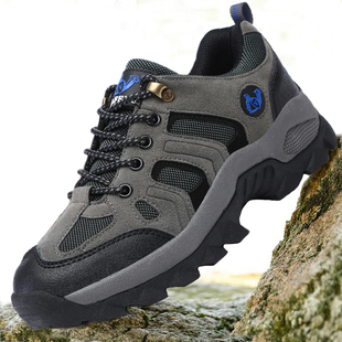 春季旅游男鞋透气防臭防滑耐磨耐穿户外鞋防水大码男士冬天运动鞋