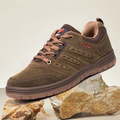 秋冬季男鞋防水防滑耐磨牛筋底鞋