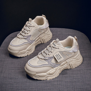 新款 街拍休闲增高鞋 老爹鞋 学生百搭运动鞋 K819 女2024秋季 ins韩版