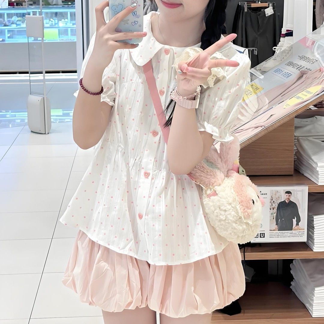 夏季甜妹miu系小个子穿搭图片