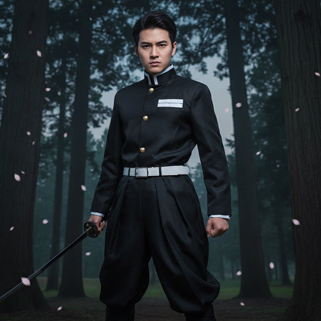 鬼灭之刃cos服队服cosplay 现货动漫服饰鬼灭之刃成人儿童衣服