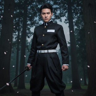 鬼灭之刃cos服队服cosplay 现货动漫服饰鬼灭之刃成人儿童衣服
