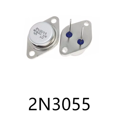 2N3055封装TO-3原装NPN达林顿三极管BJT电子元器件芯片贴片2N3055