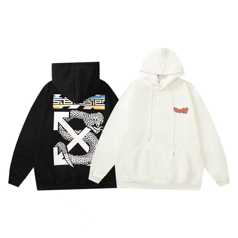 新款OFF OW WHITE胶卫衣