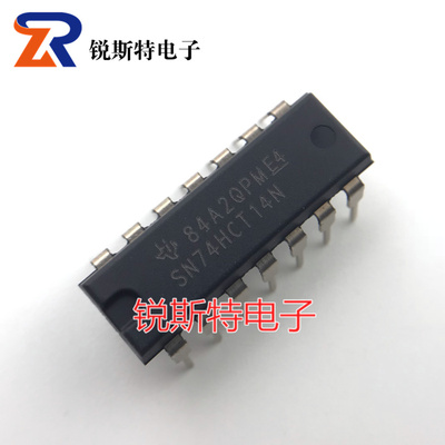 SN74HCT14N TI全新原装进口 74HCT14 直插 DIP-14 栅极/逆变器