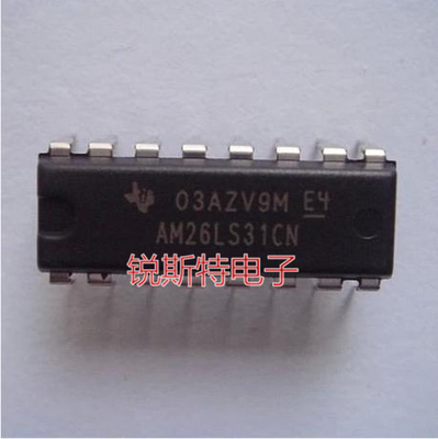 AM26LS31CN TI原装 AM26LS31 接口驱动收发器IC芯片 直插 DIP-16