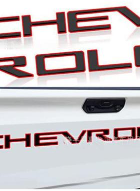 适用于雪佛兰21-23款COLORADO车尾贴标CHEVROLET 改装皮卡车标