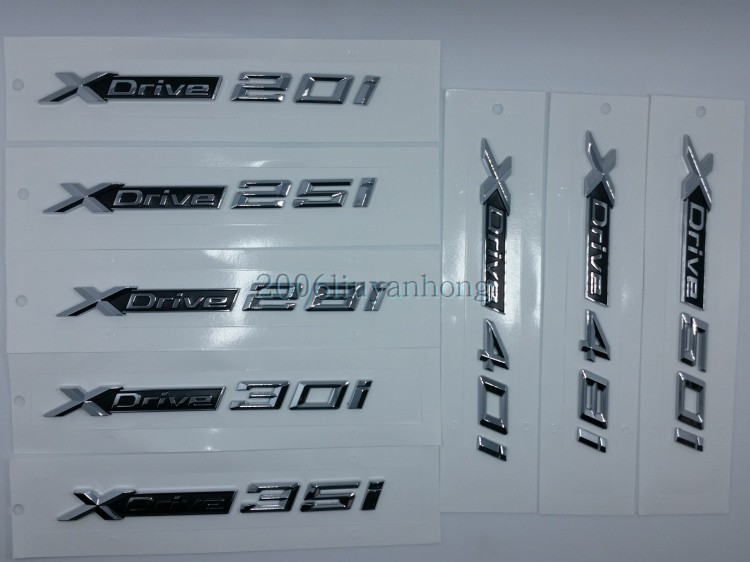 适用于宝马x3 x5x6 xdrive20i 25i 28i30i 35i 48i 50i叶子板侧标