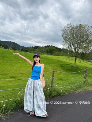 正品实拍2026夏季新款韩版宽松复古港风休闲纯棉无袖背心上衣潮女
