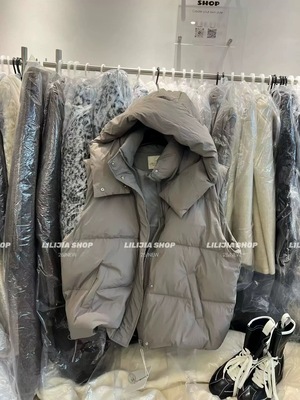 韩国东大门2025冬季新款韩版宽松休闲连帽长袖羽绒服马甲外套女潮