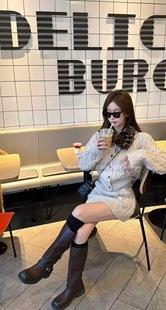 百搭洋气加厚保暖貂绒豹纹围巾围脖超 韩版 韩国东大门2025冬季 新款