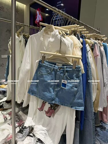 正品实拍2026夏季新款韩版时尚百搭宽松显瘦牛仔短裙女高腰半身裙