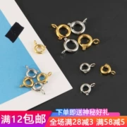 Handmade DIY Trang sức Phụ kiện Vòng cổ Khóa Vòng tay Vòng chân Mùa xuân Khóa Vàng Trắng K Màu Vòng Liên kết Khóa 12 Cái / Gói - Vòng chân