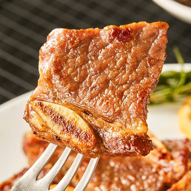黑椒牛仔骨调理合成肉黑椒牛排半成品批发冷冻商用牛仔骨新鲜特级
