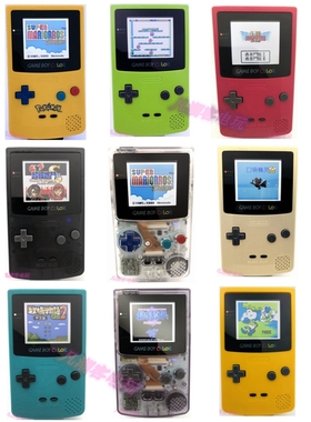 任天堂GBC游戏机 GAMEBOY 怀旧插卡掌机gbc彩机 口袋妖怪 方块机