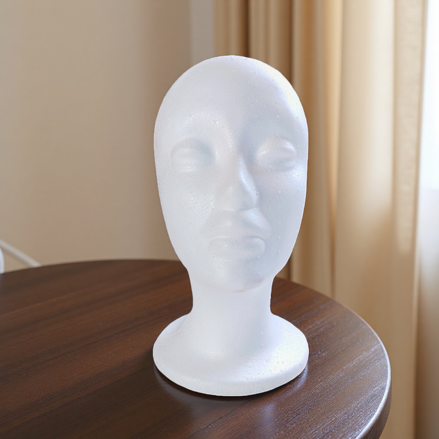 泡沫头模假发支架毛娘打包假发假人头模型展示架造型支架假模特头