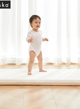 日本Farska全水洗3D四季软垫硬垫儿童乳胶床垫透气可折叠婴儿床垫