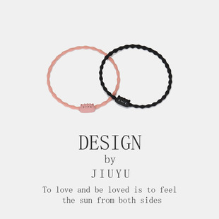 情侣小皮筋男友专属小皮套发绳发圈橡皮筋两用发饰女闺蜜款 小皮套