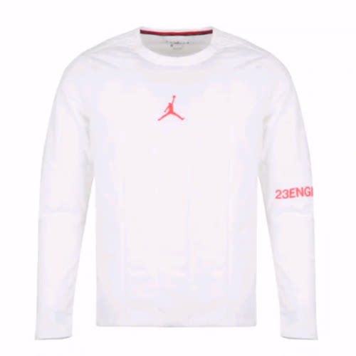 Jordan 23 Engineered Quilted 套头logo运动卫衣 男款 白色
