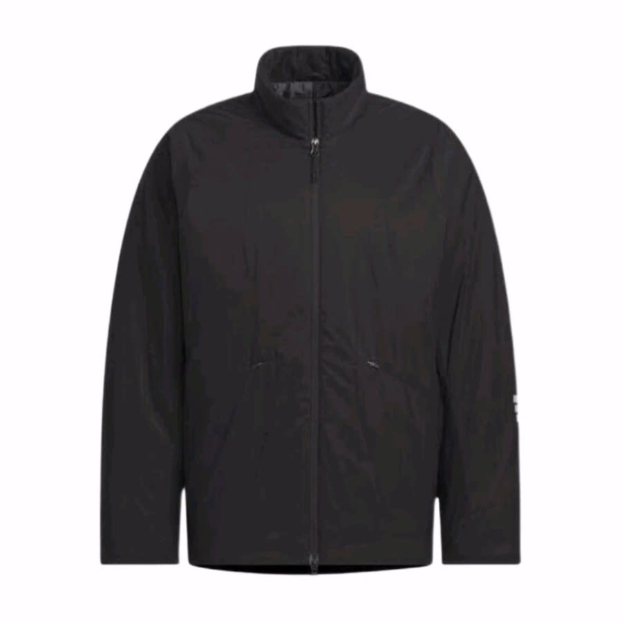 adidas FUSTL M PD JKT1 舒适纯色立领拉链棉服 男款