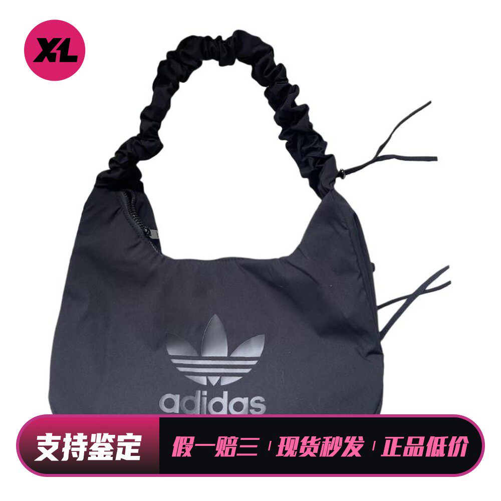 【喜樂运动】adidas三叶草品牌Logo标志帆布帆布包云朵包手提单