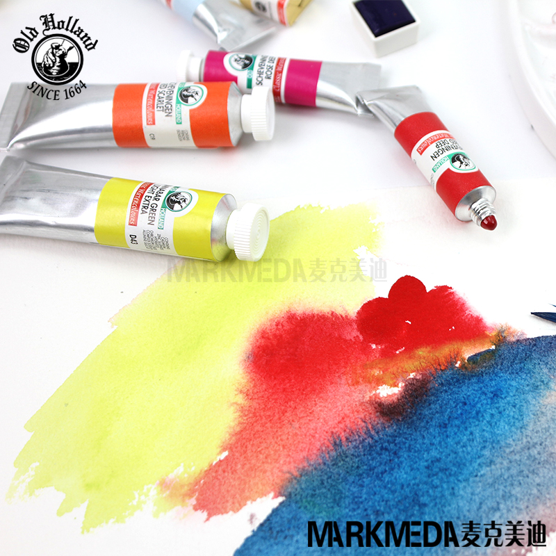 老荷兰18ml管装古典a-b水彩颜料