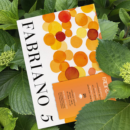 意大利FABRIANO四面封胶水彩本飞碧纳水粉速写专用水彩画纸速写本