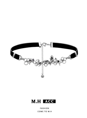 美式小众ins暗黑风甜酷项圈项链