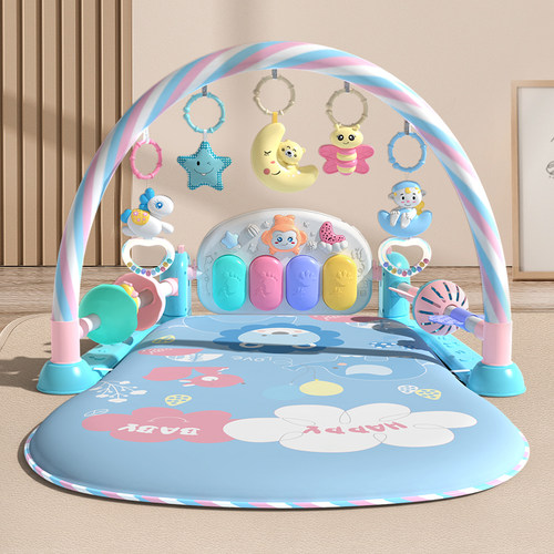 婴儿玩具0一1岁益智早教床铃摇铃