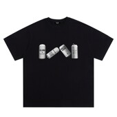 Hopeful潮牌美式 短袖 T恤夏季 WE11DONE 休闲宽松百搭纯棉男女半袖