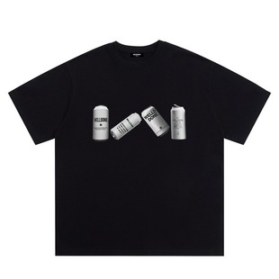 WE11DONE Hopeful潮牌美式短袖T恤夏季休闲宽松百搭纯棉男女半袖