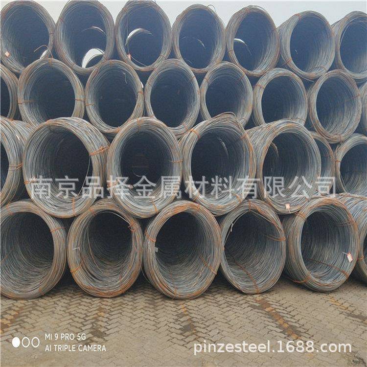 江苏南京螺纹钢现货供应 南钢厂库提都可 南京马钢带E盘螺