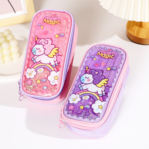 叶璞流沙笔袋独角兽抖音同款包邮