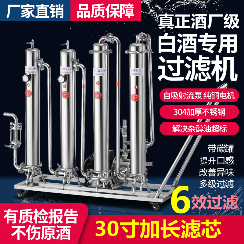 專業酒廠使用催陳機活性炭除甲醇