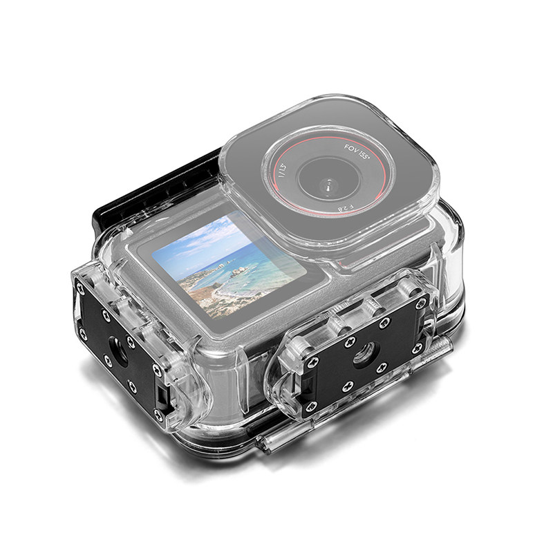 适用DJIAction5PRO/4/3磁吸防水壳潜水保护壳防摔壳大疆运动相机
