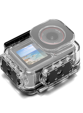 适用DJIAction5PRO/4/3磁吸防水壳潜水保护壳防摔壳大疆运动相机