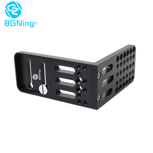 BGNing摄影通用L型快装 加长三脚架云台配件稳定器 板竖拍1c30B