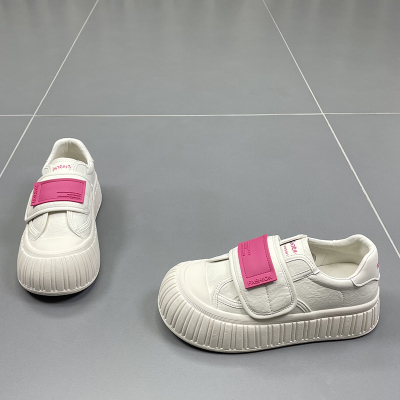 真皮小白鞋女2024春季新款板鞋