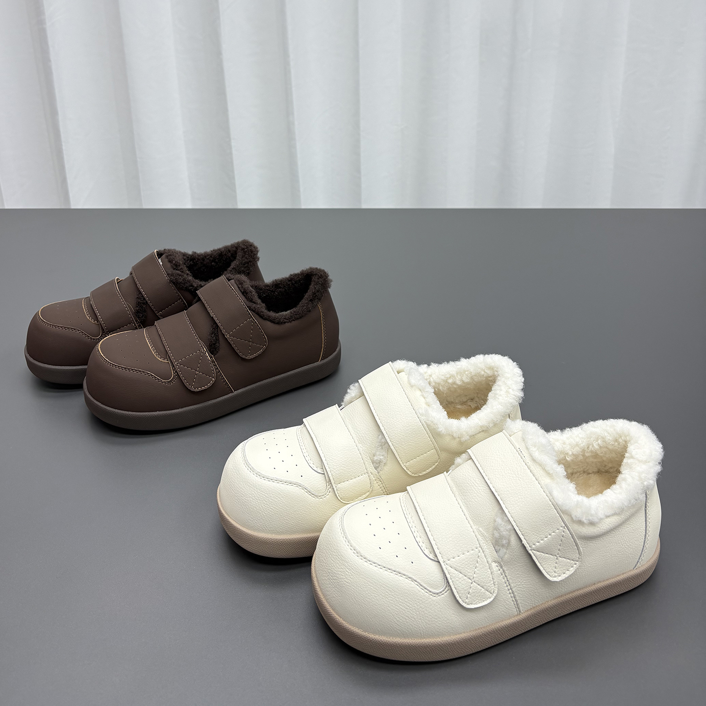 真皮羊毛加绒勃肯鞋女2025冬新款