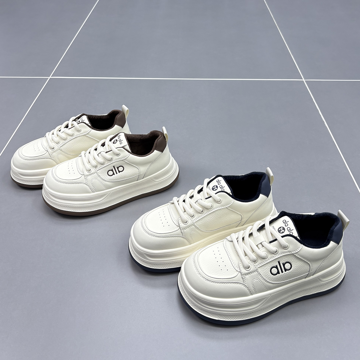 真皮加绒小白鞋女2025冬季新款