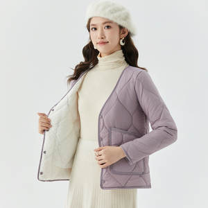 2024棉衣女短款秋冬款加绒保暖打底羽绒棉内穿小棉袄显瘦防寒棉服