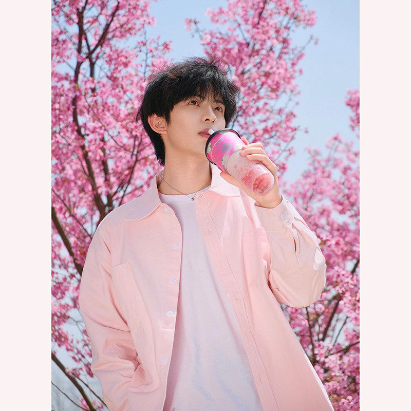 粉红色多巴胺穿搭衬衫外套男款夏季薄款cleanfit少年感酷帅衬衣