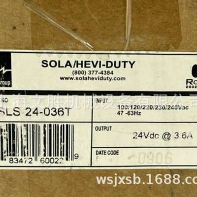 美国SOLAHD电源SLS-24-036T