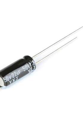 全新 50V 22uF ±20% 50YXJ22MEFC5X11 直插电解电容（10只）