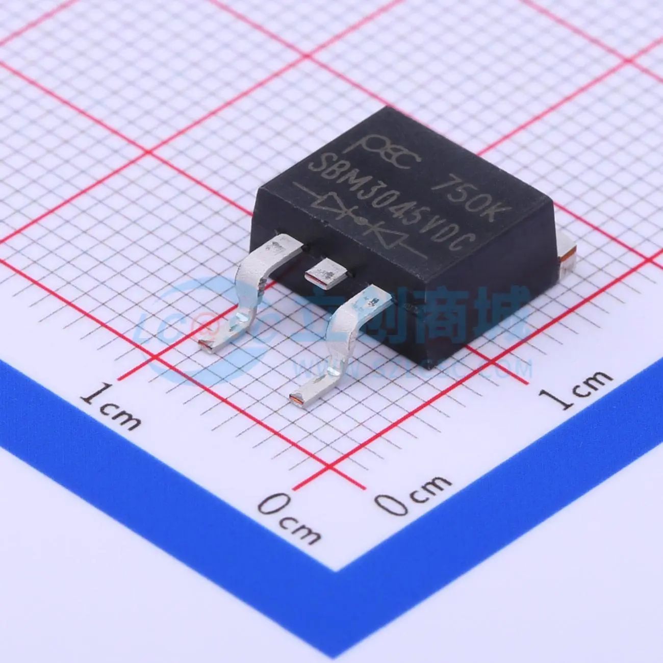 SBM3045VDC_R2_00001 肖特基二极管 TO-263-2 电压:40V 电流:15A